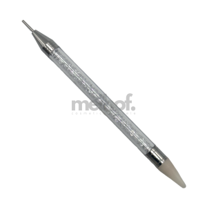 NAM24 Nailart Steinpicker klar | 2in1 Dotting Tool + Wachsspitze